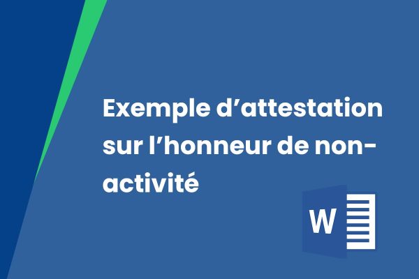 Comment Faire Pour Avoir Un Justificatif De Non Activite