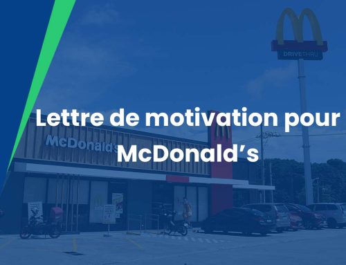 Exemple de lettre de motivation pour McDonald