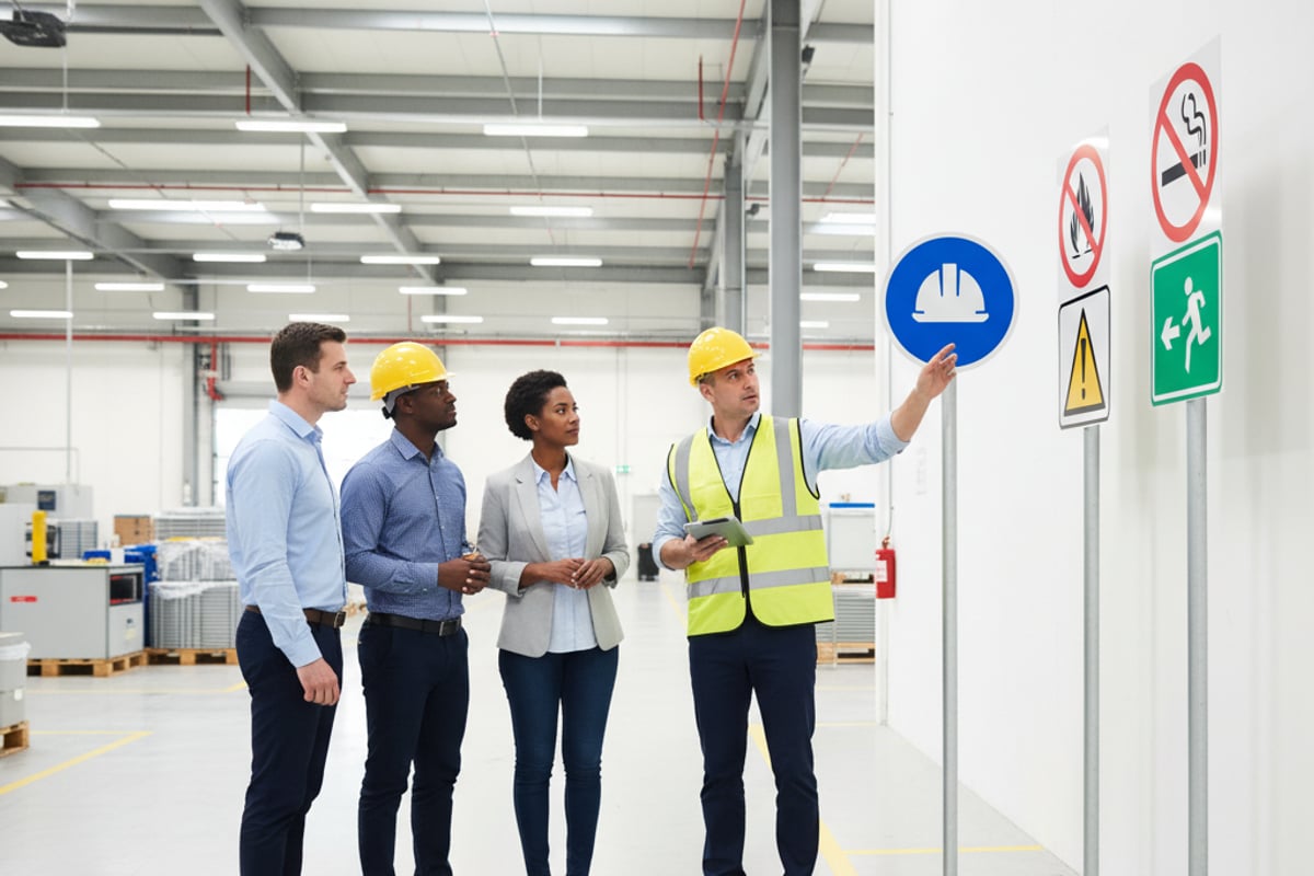maintenance de signalisation de sécurité